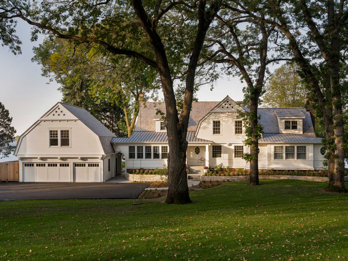 Dutch Colonial style home on Lake Minnetona