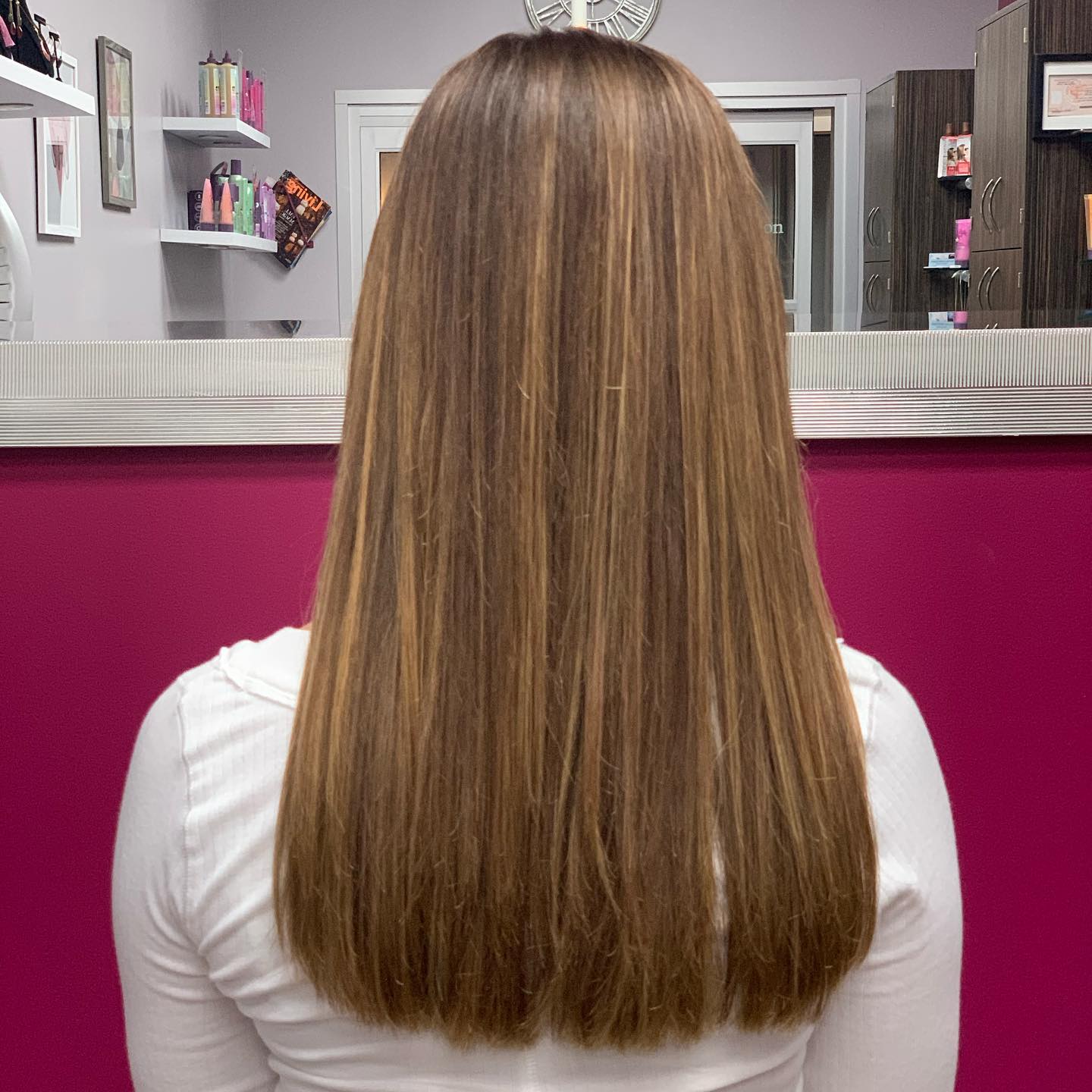 hair cut at hair salon