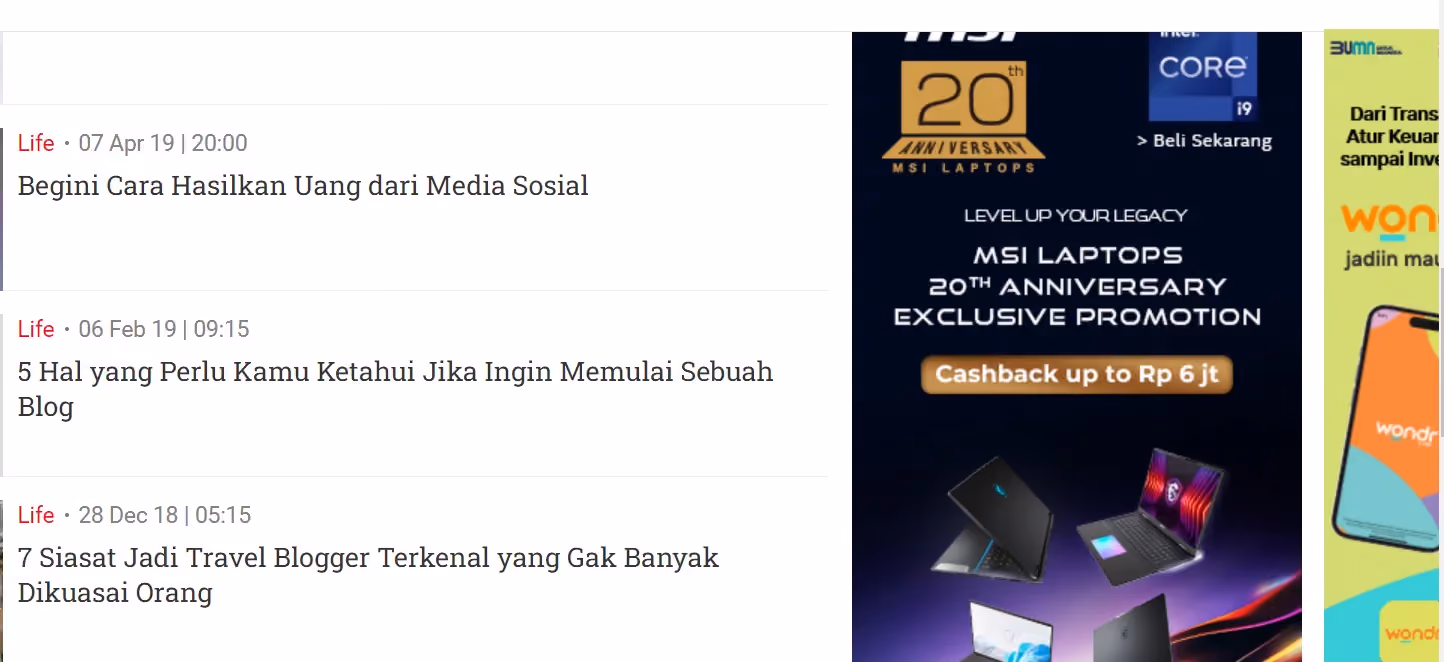 jenis iklan ppc display ads