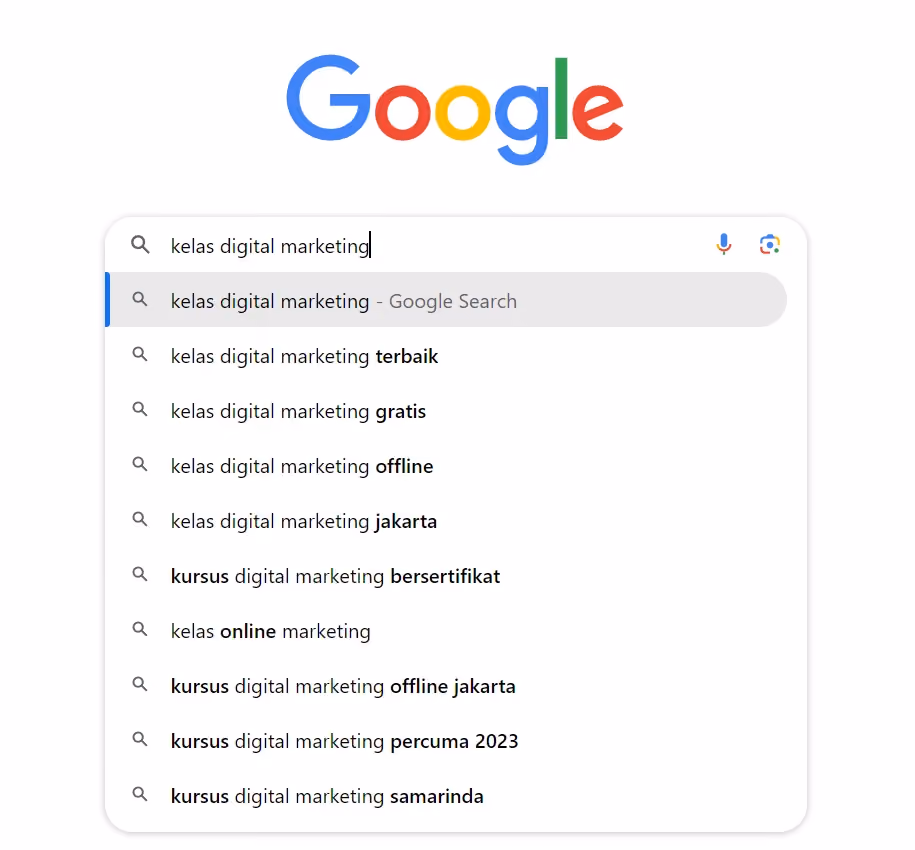 auto suggest