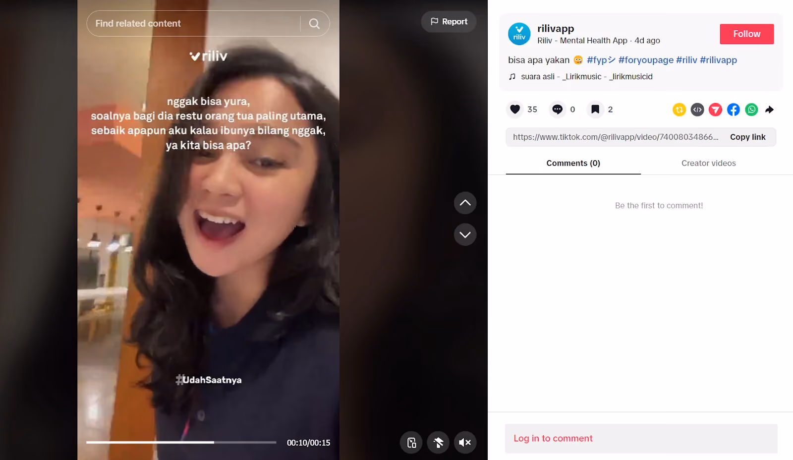 contoh content marketing di tiktok