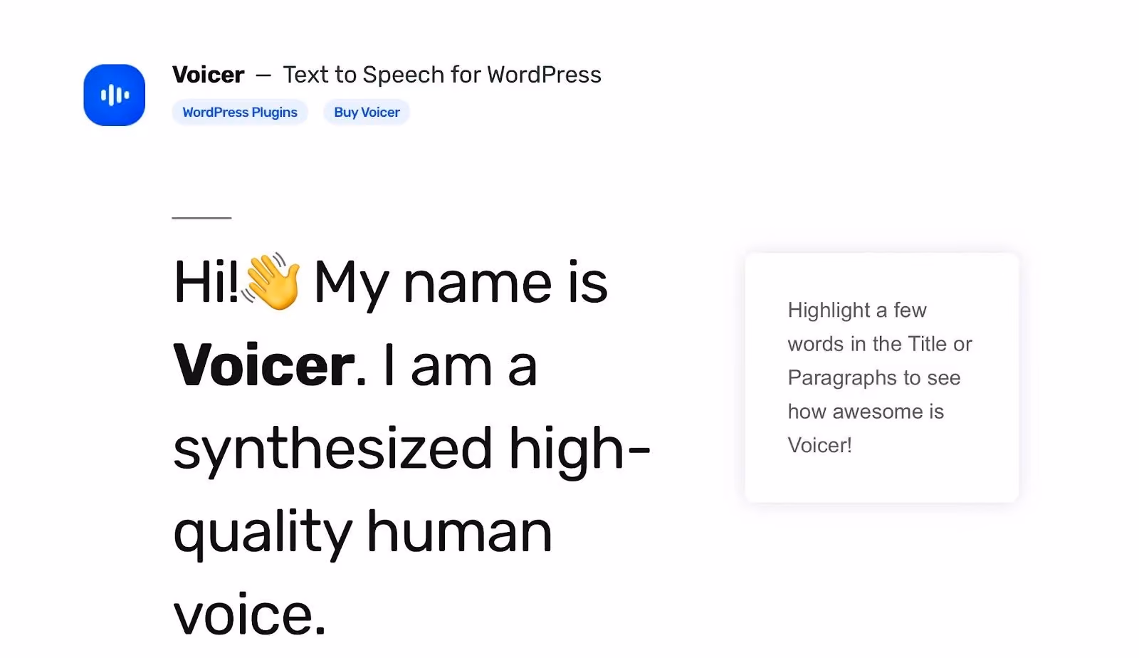 voicer