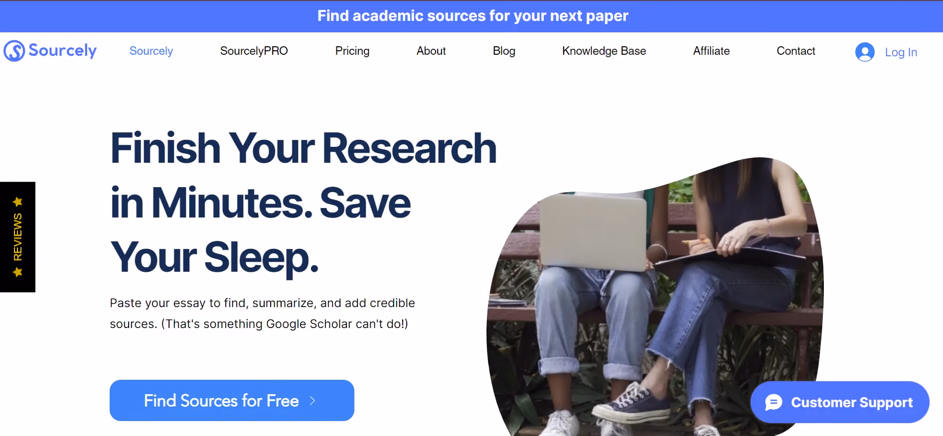 ai untuk mencari jurnal sourcely