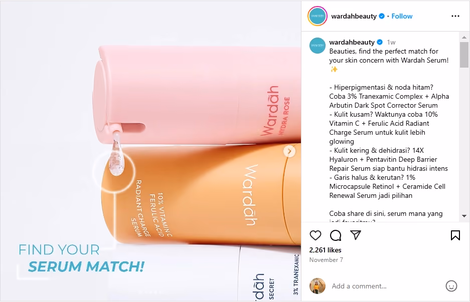 ide konten instagram tentang foto produk