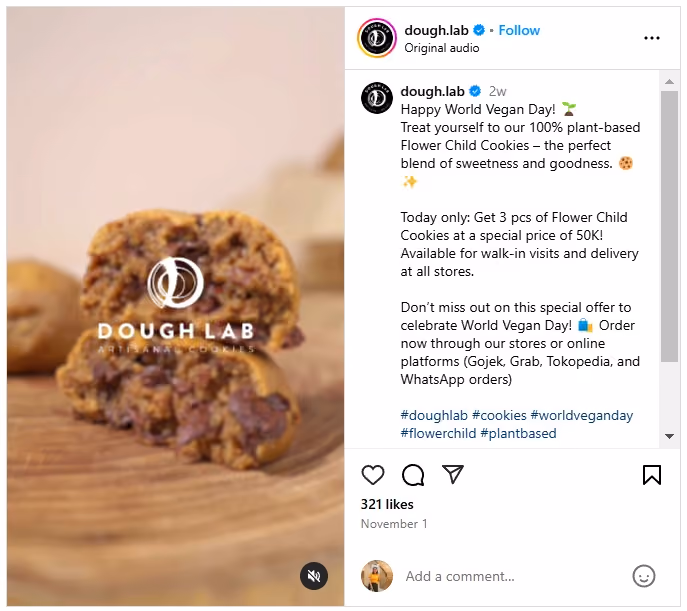 ide konten instagram tentang video produk