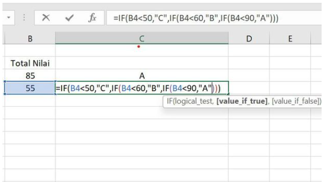 rumus MULTIIF excel