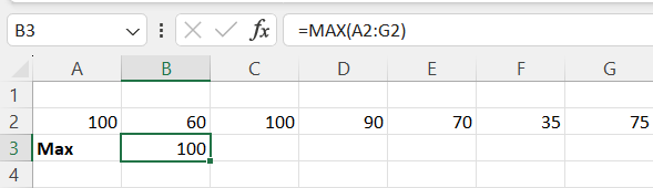 rumus MAX excel