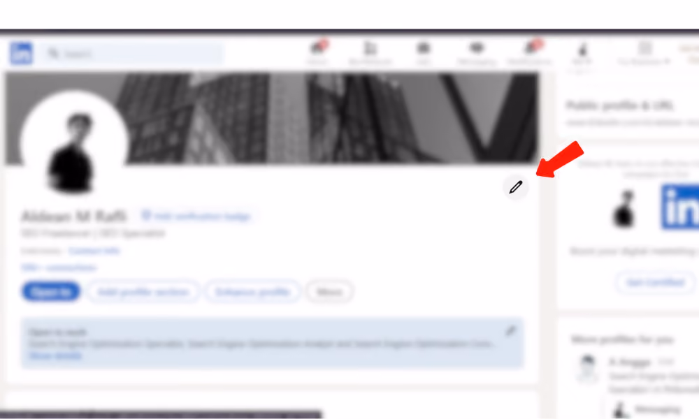 cara mengedit headline linkedin