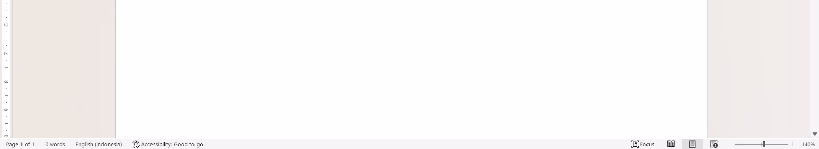 status bar microsoft word