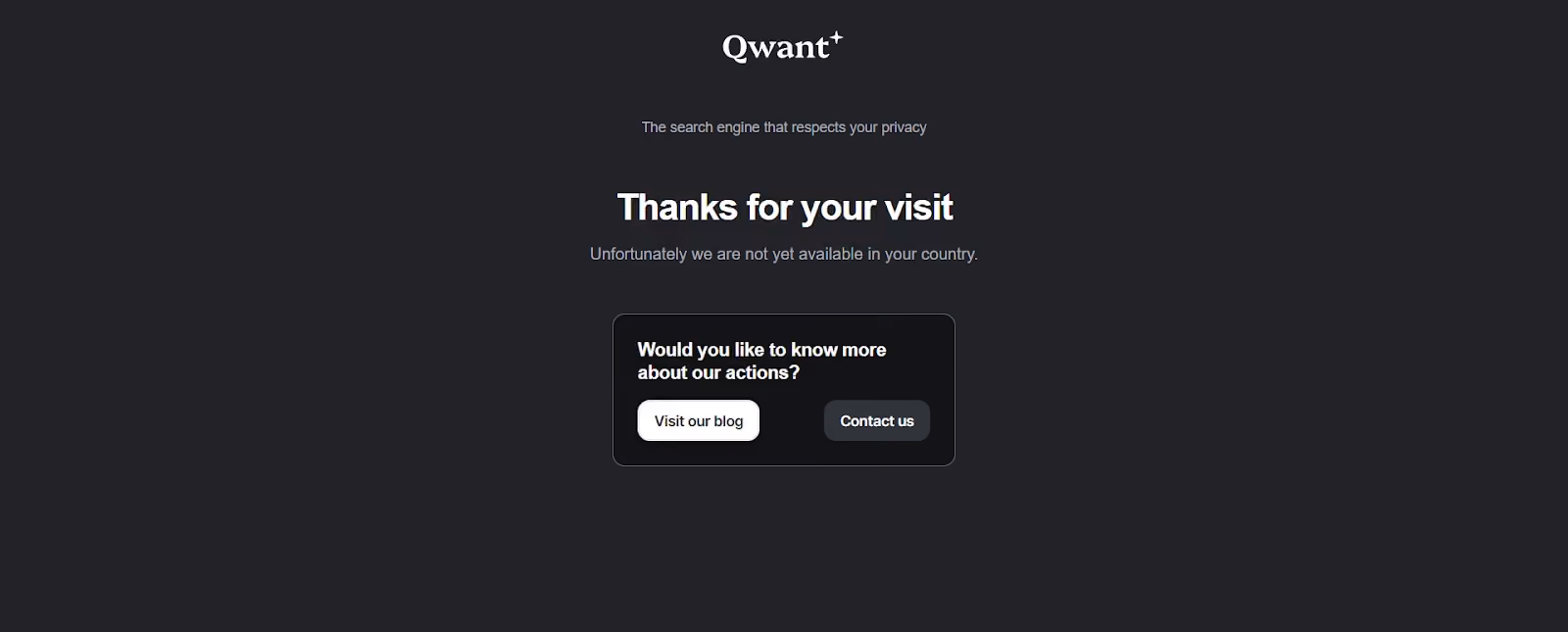 Situs Selain Yandex: Qwant