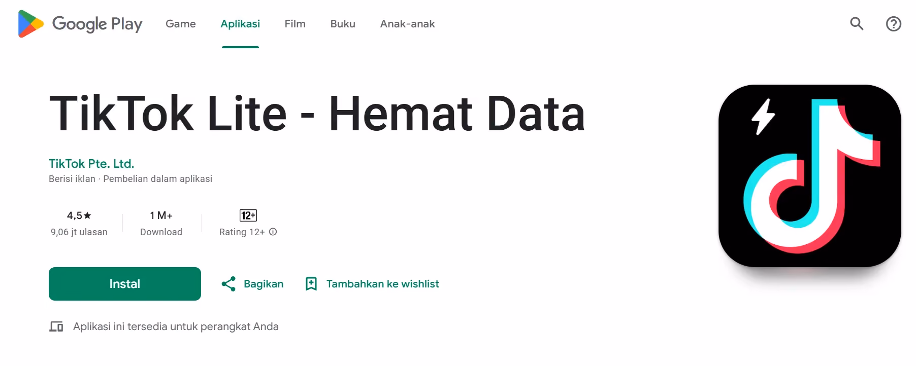 Cara Mendaftar Akun TikTok Lite