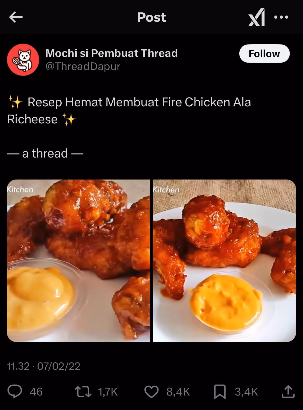 contoh jenis thread melakukan sesuatu