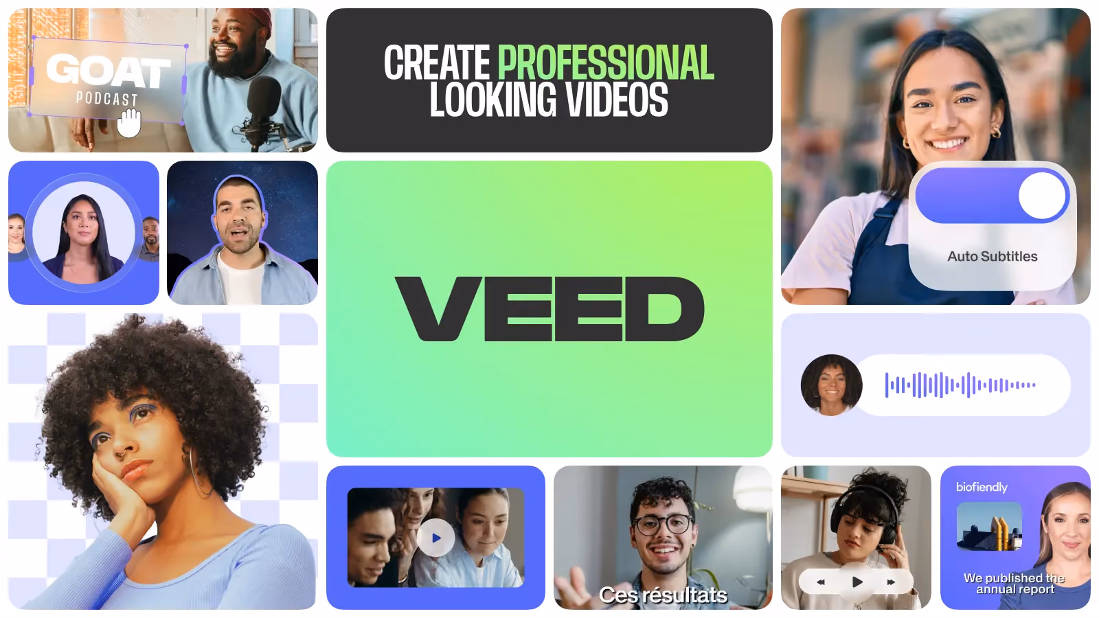 tools AI pembuat video: VEED IO