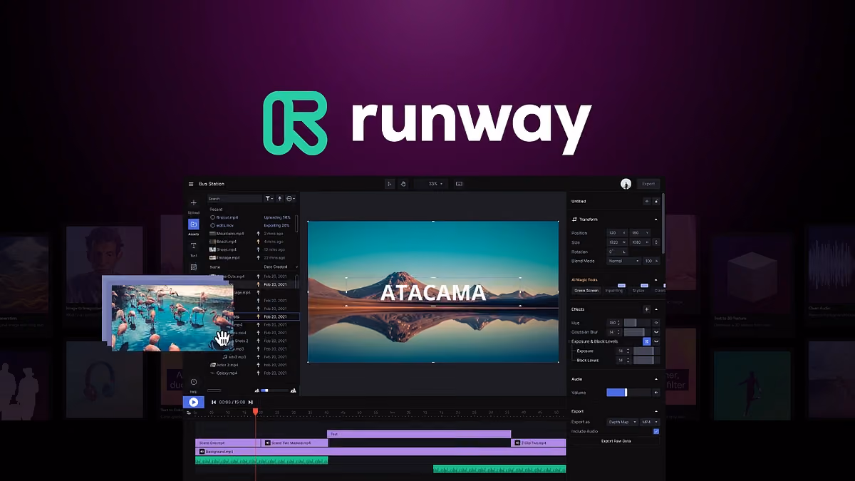 membuat video dengan AI: RUNWAY
