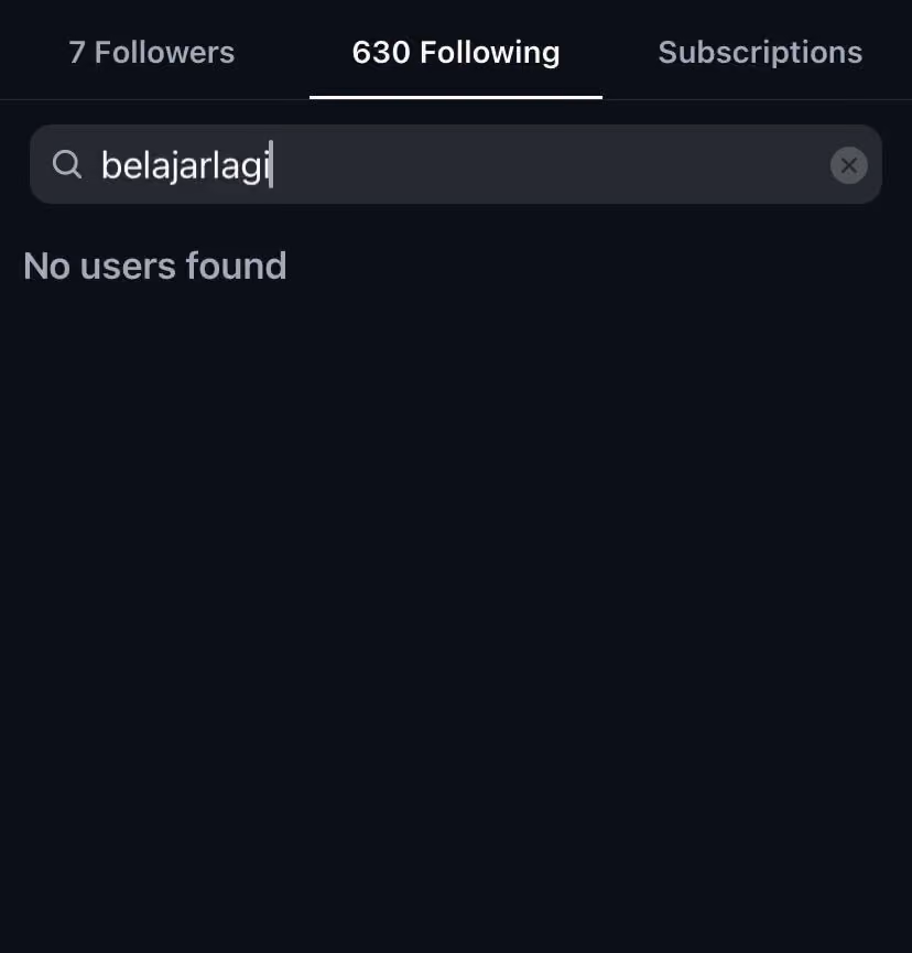no users found di instagram sebagai ciri-ciri instagram diblokir