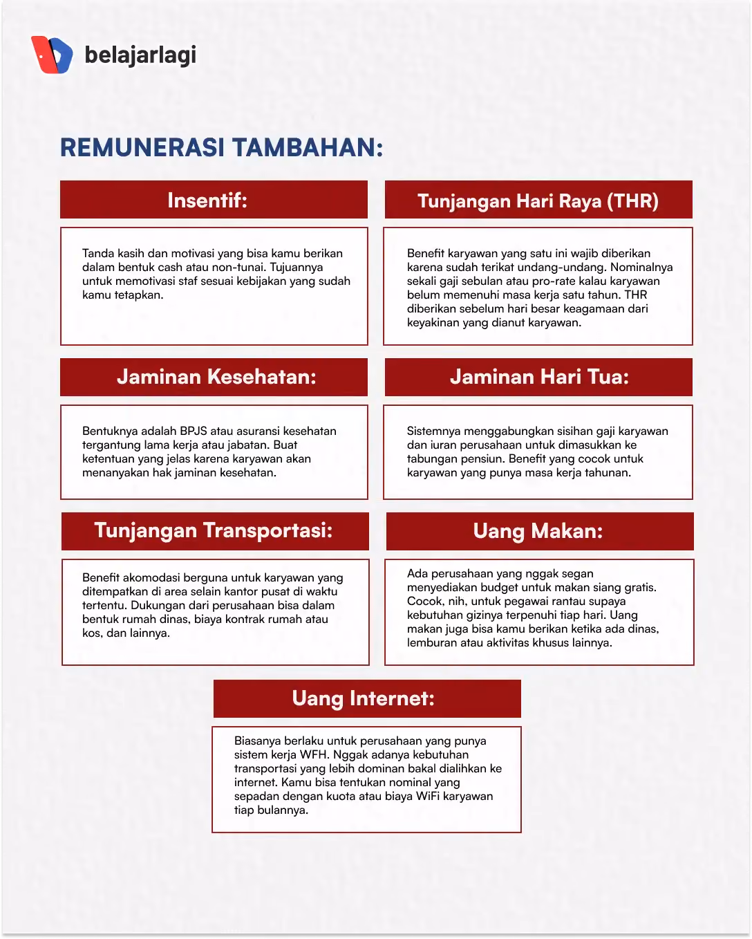 Contoh Benefit Karyawan: Remunerasi Tambahan