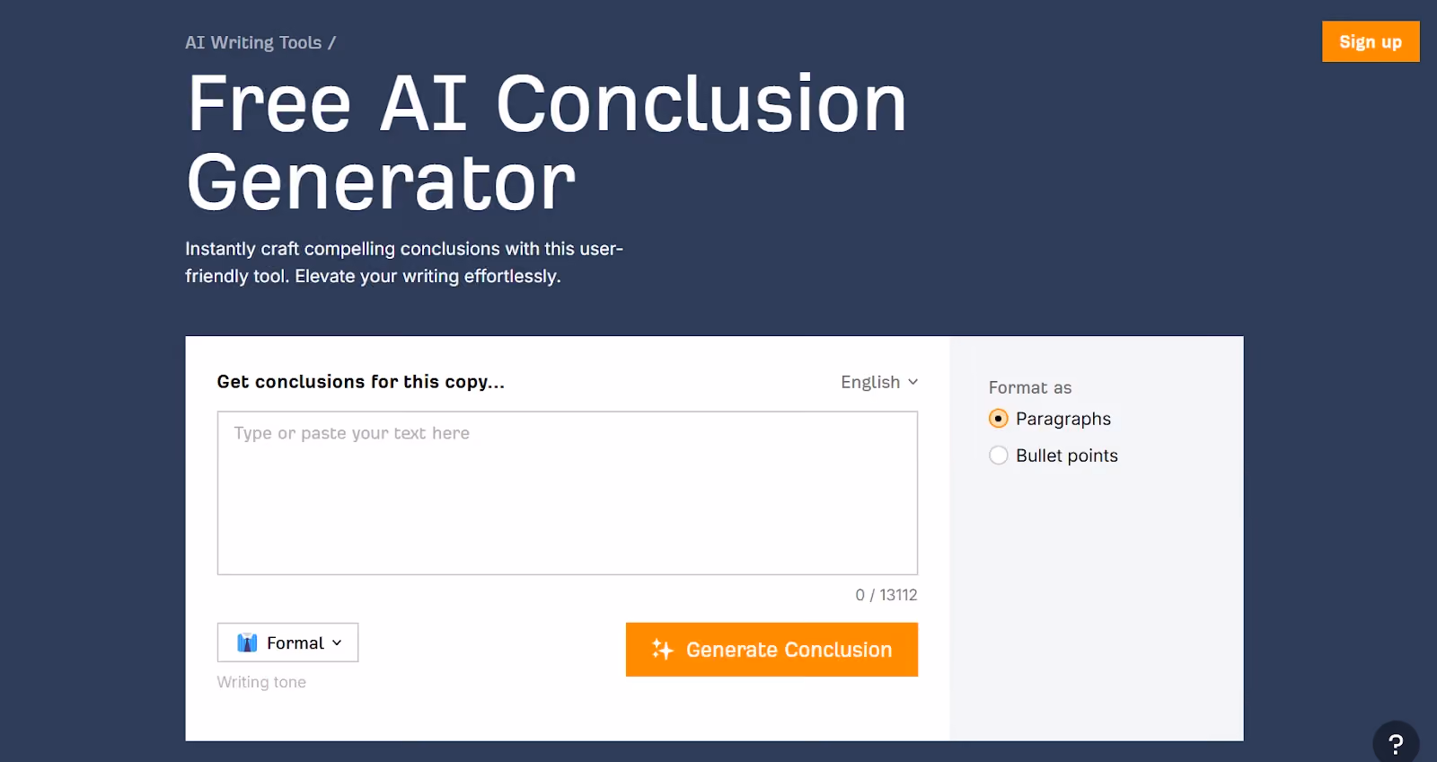 AI Kesimpulan: ahrefs conclusion generator
