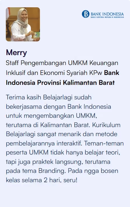 Contoh testimoni