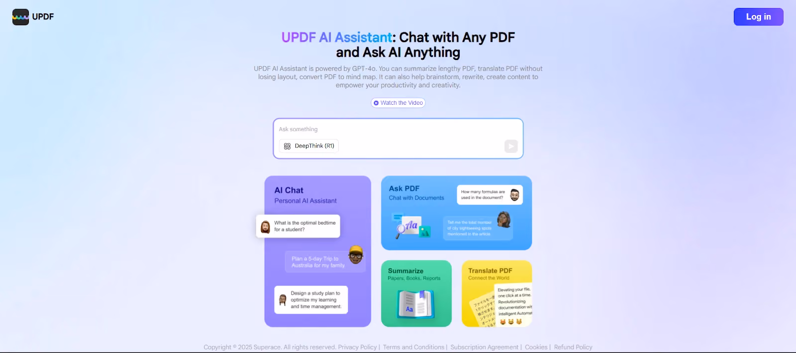 UPDF AI Assistance Online