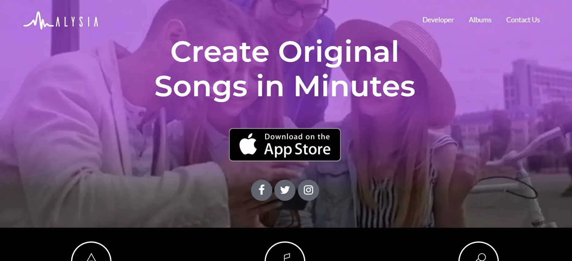 ai pembuat lagu yakni alysia