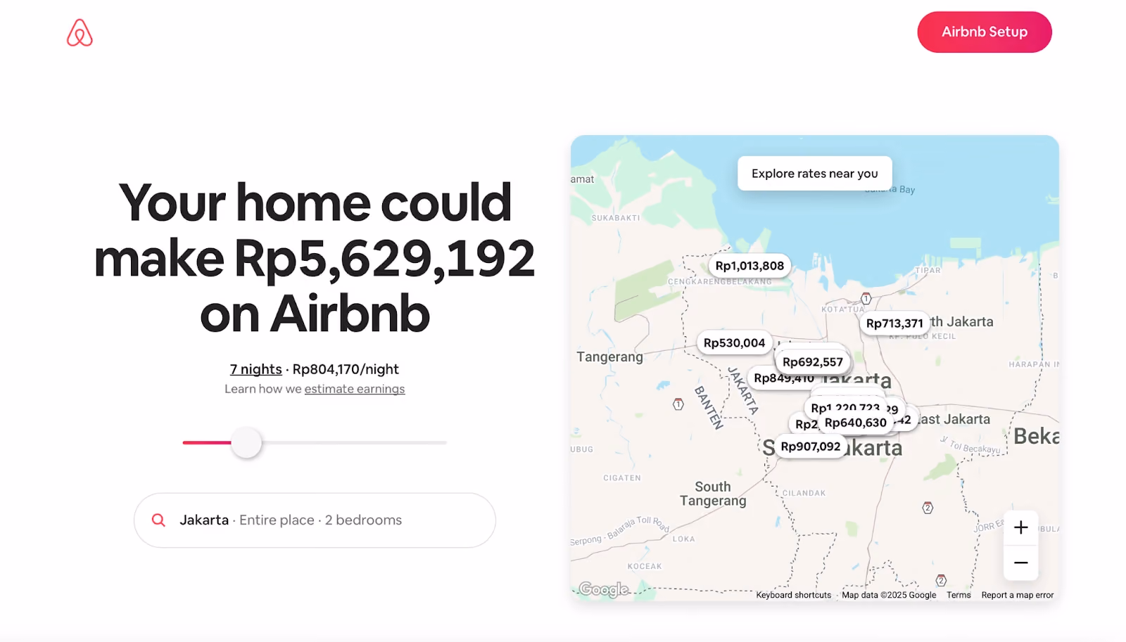 Airbnb Host Page
