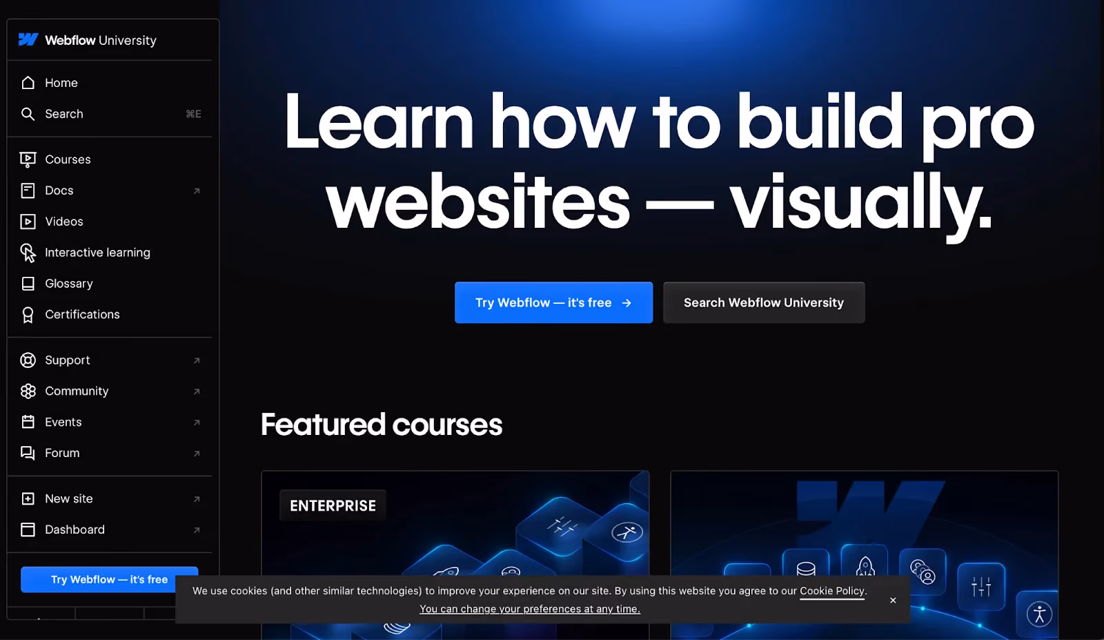 Webflow University