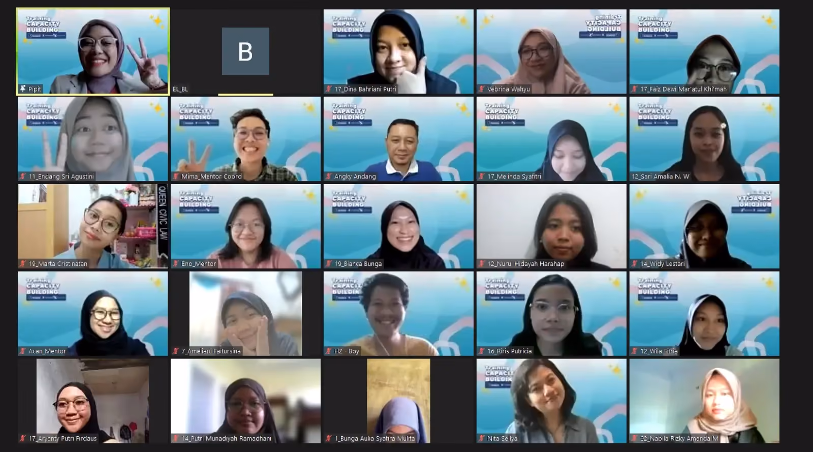 Pelatihan online karyawan
