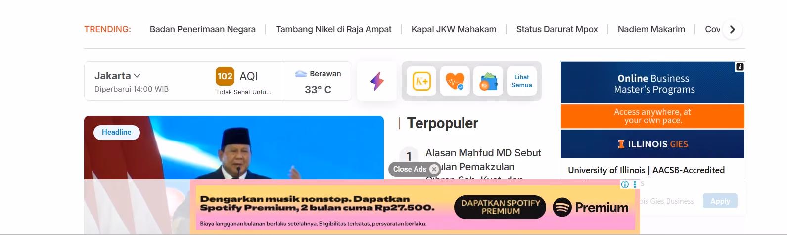 Display advertising