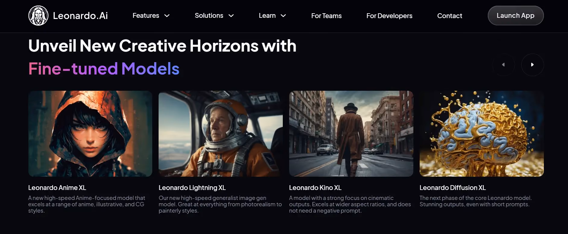 Model Unggulan AI di Leonardo AI