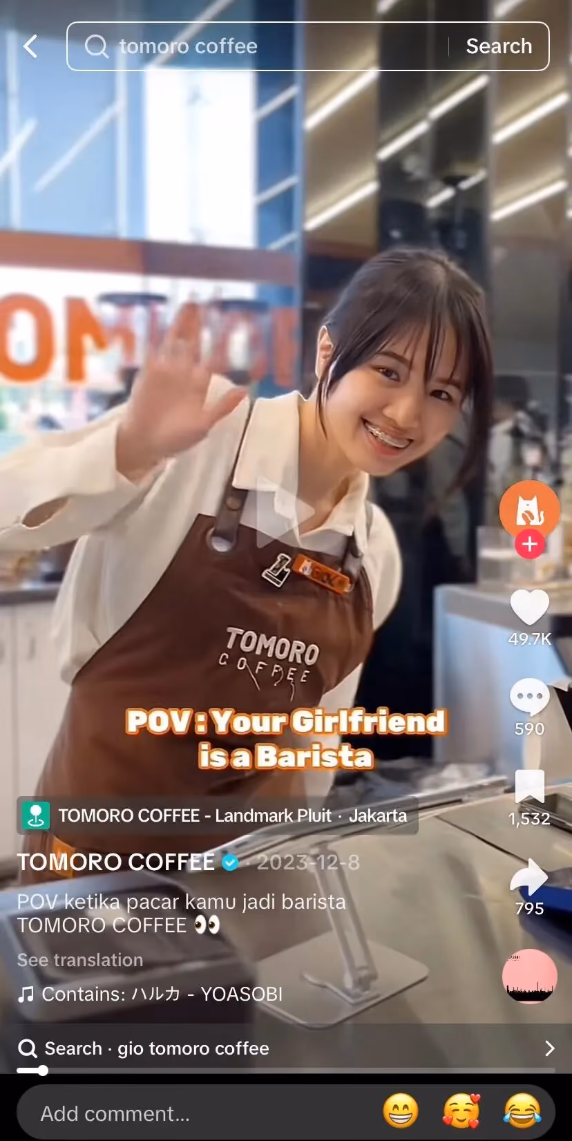 Contoh FYP TikTok