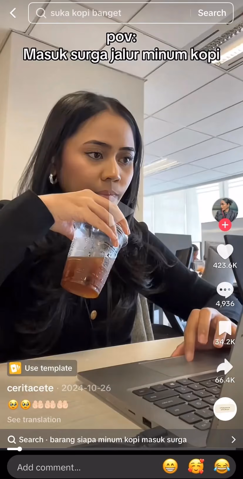 Contoh FYP TikTok