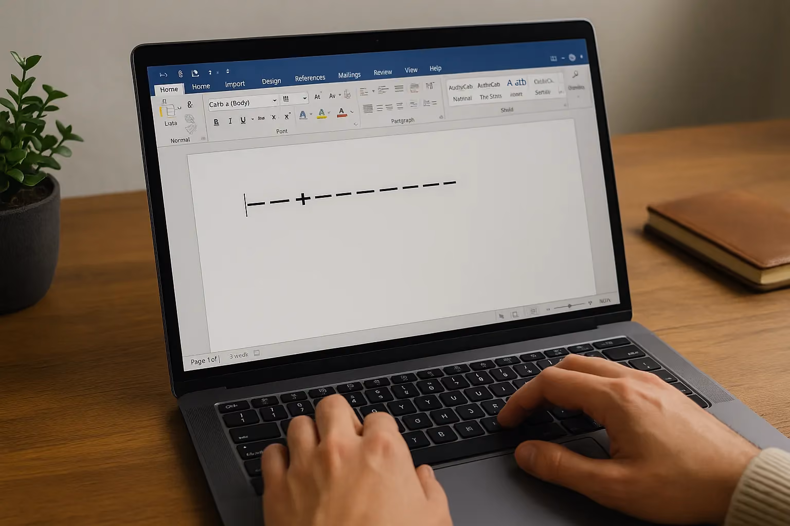  Menggunakan Shortcut Keyboard