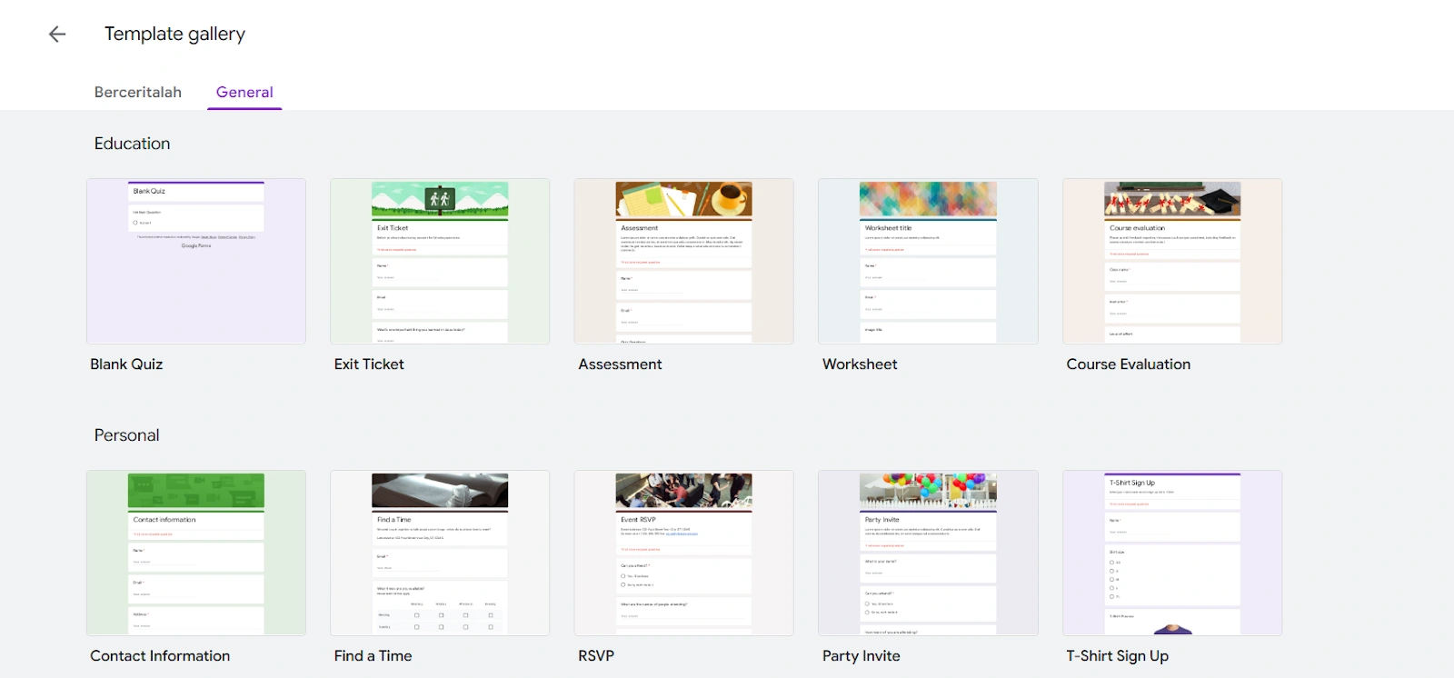 Cara membuat Google Form lewat komputer