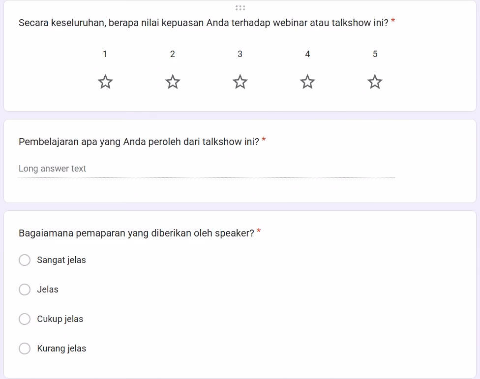 Cara membuat Google Form lewat komputer
