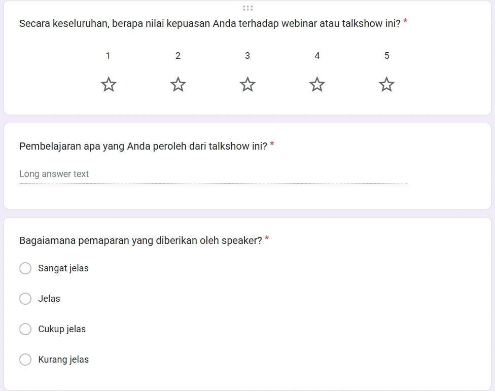 Cara membuat Google Form lewat komputer