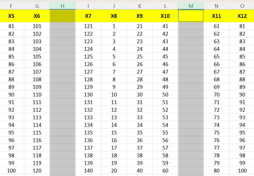 cara menambah kolom di excel