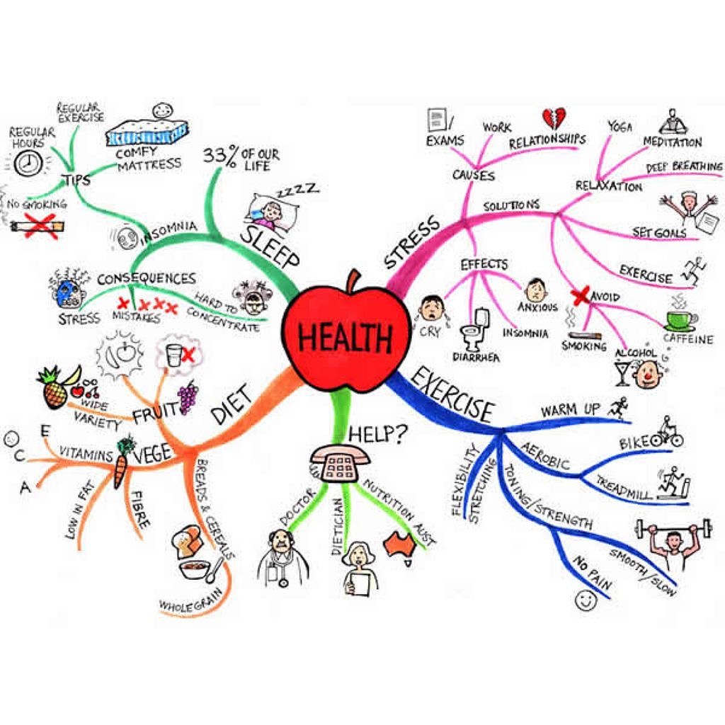 contoh Mind map tree map