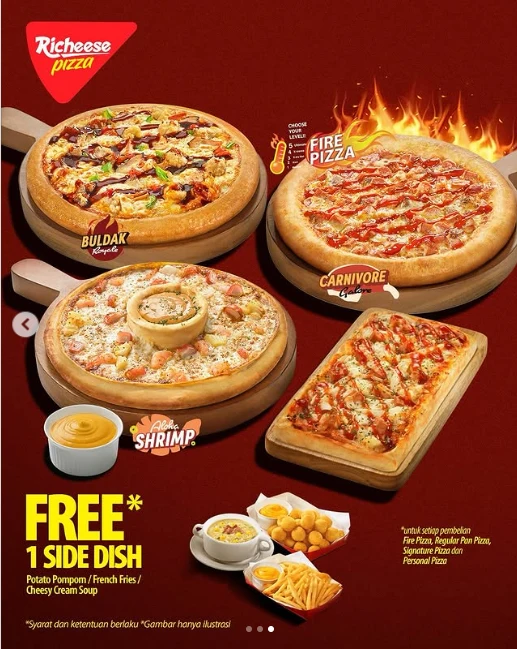 Richeese Kembangkan Restoran Pizza saat Kompetitor Lagi Melemah