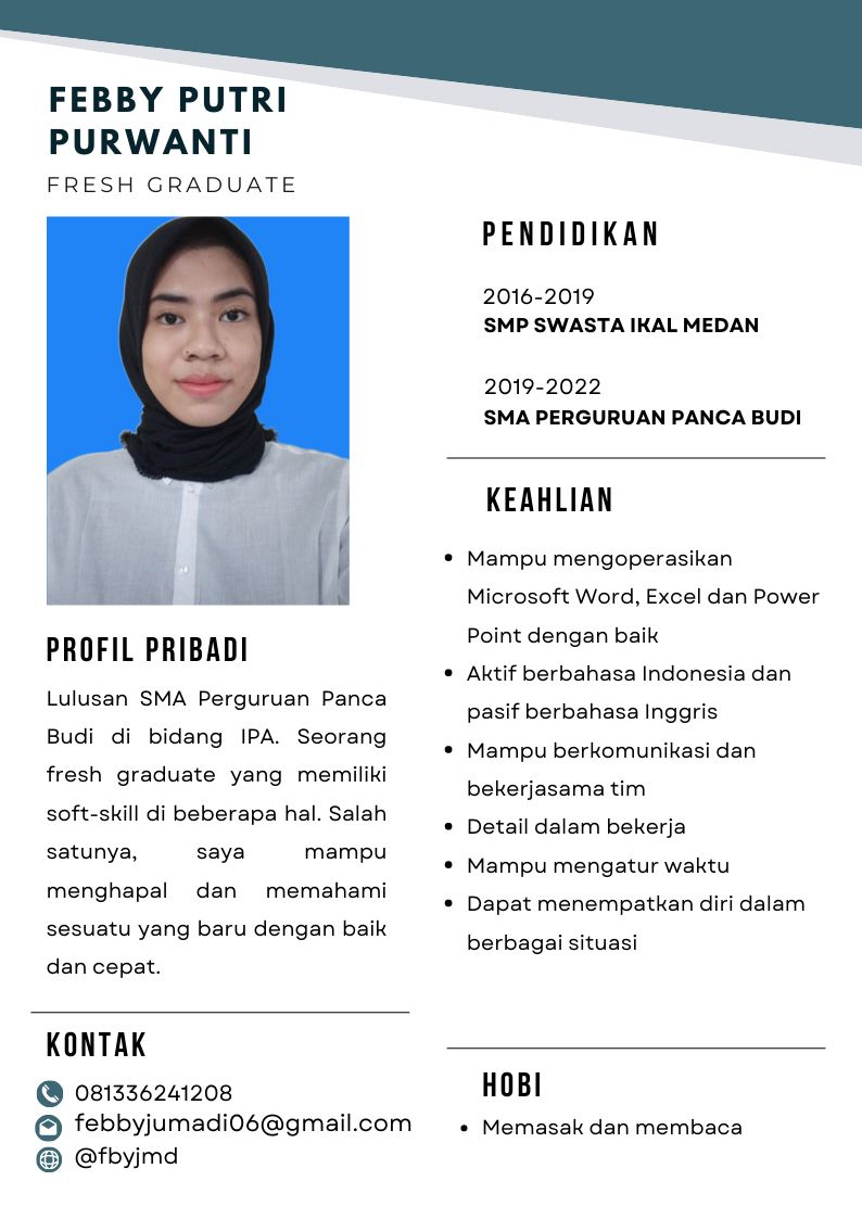 contoh daftar riwayat hidup freshgrad tanpa pengalaman