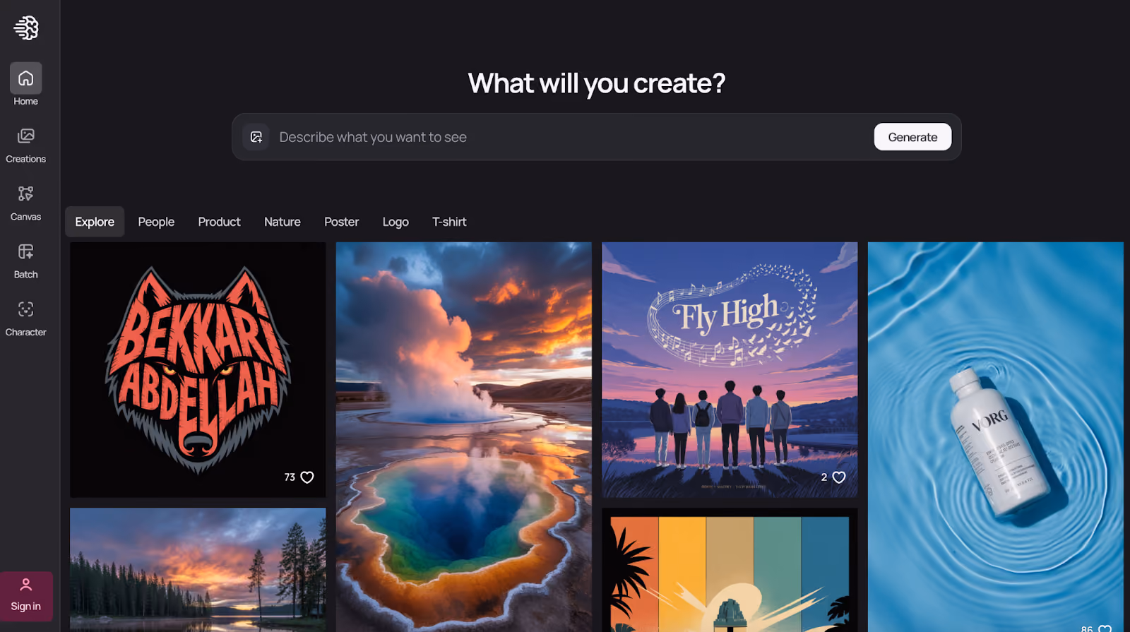 AI graphic design