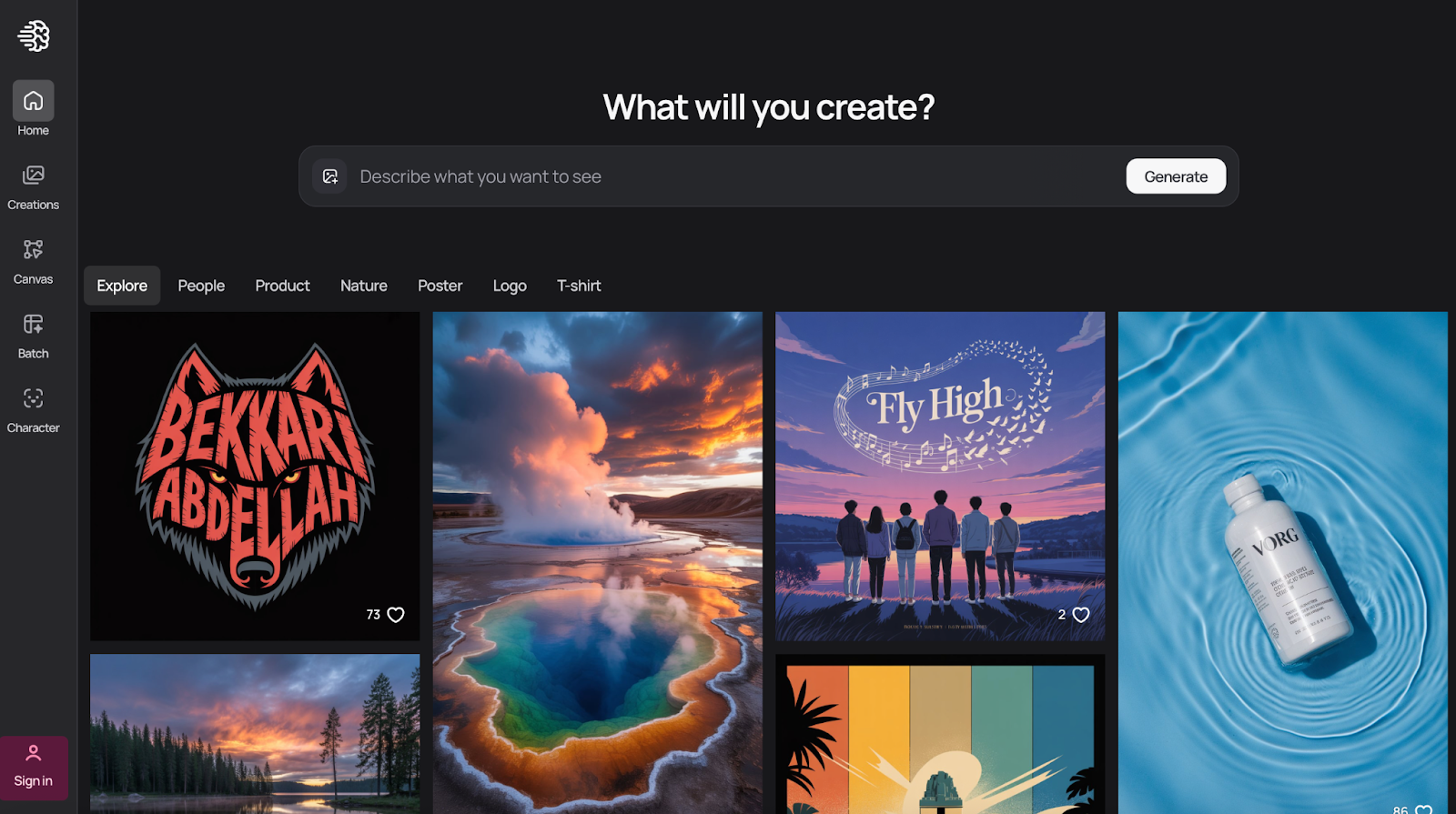 AI graphic design