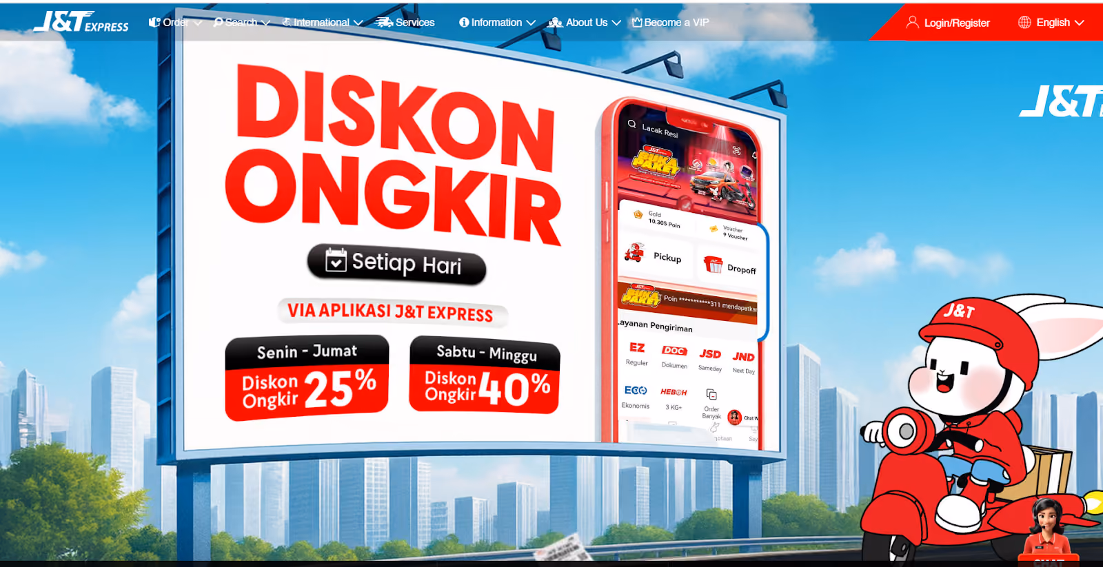 contoh website jasa layanan