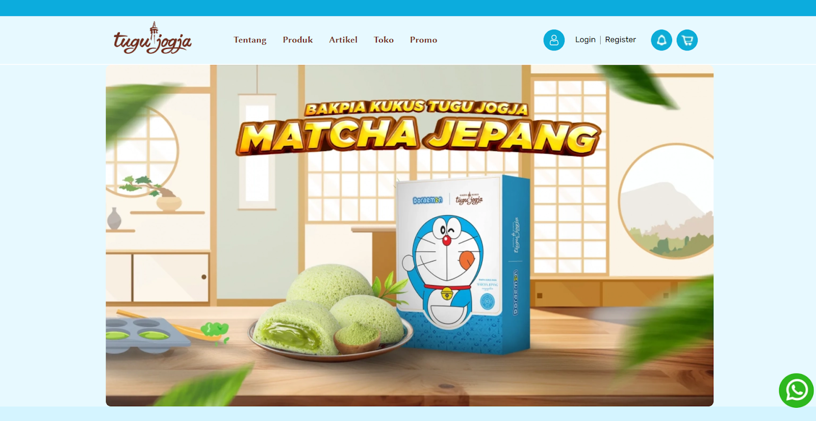contoh website makanan f&b