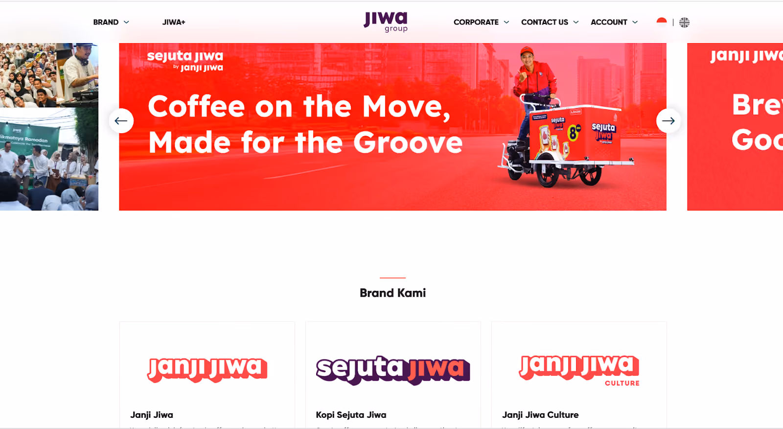 contoh website kopi