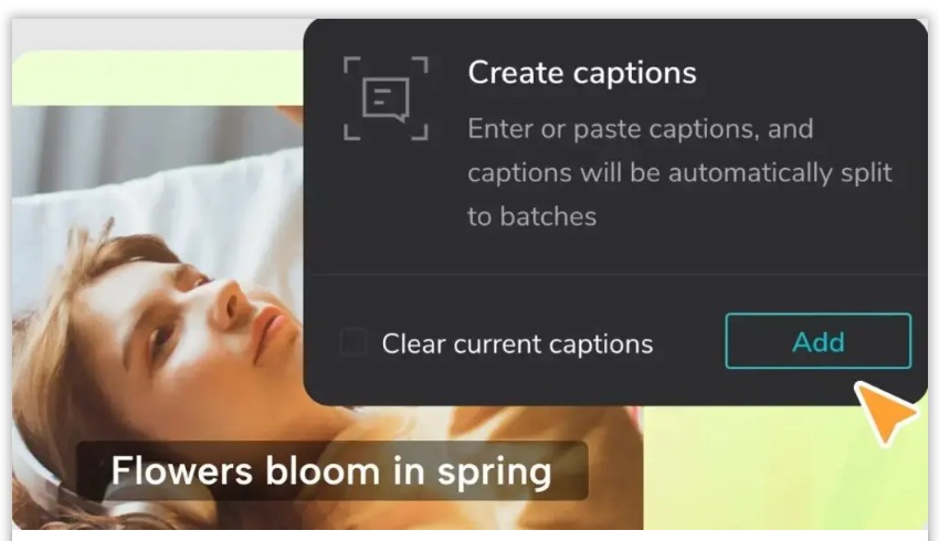 fitur caption capcut
