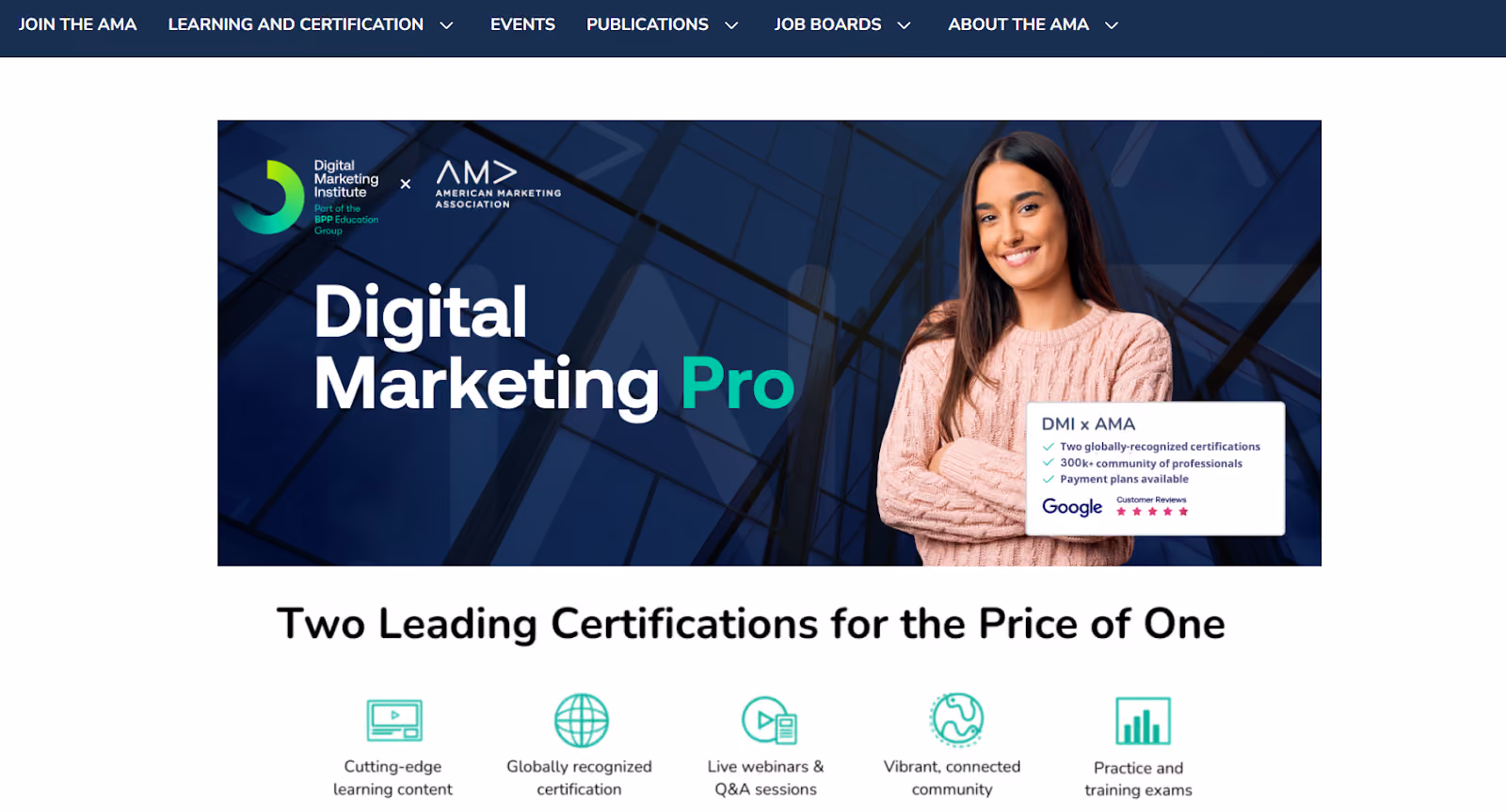 American Marketing Association (AMA) Certified Digital Marketing Professional