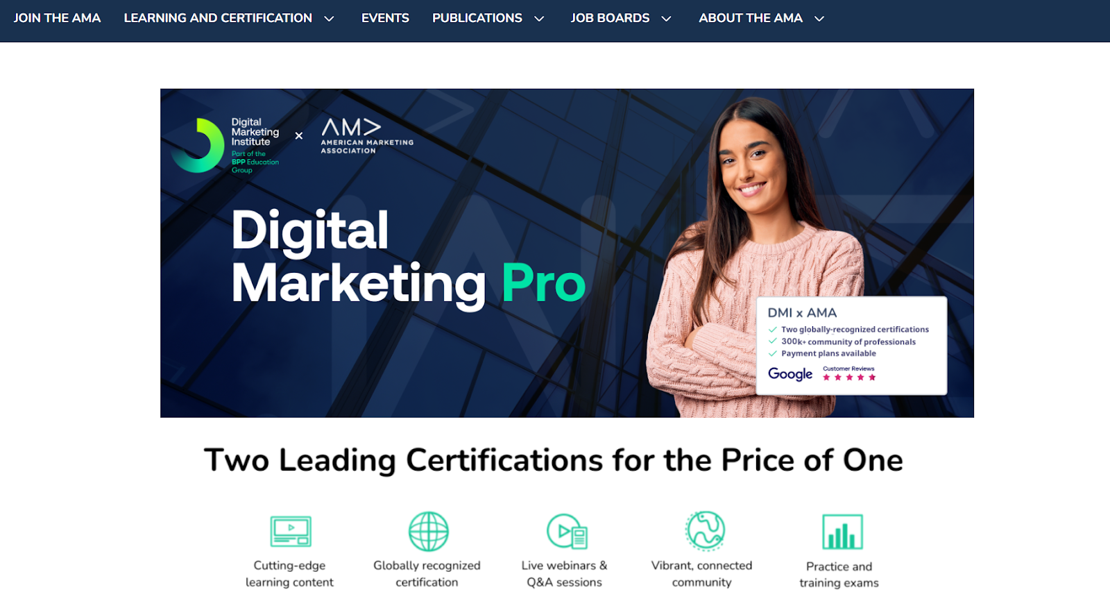 American Marketing Association (AMA) Certified Digital Marketing Professional