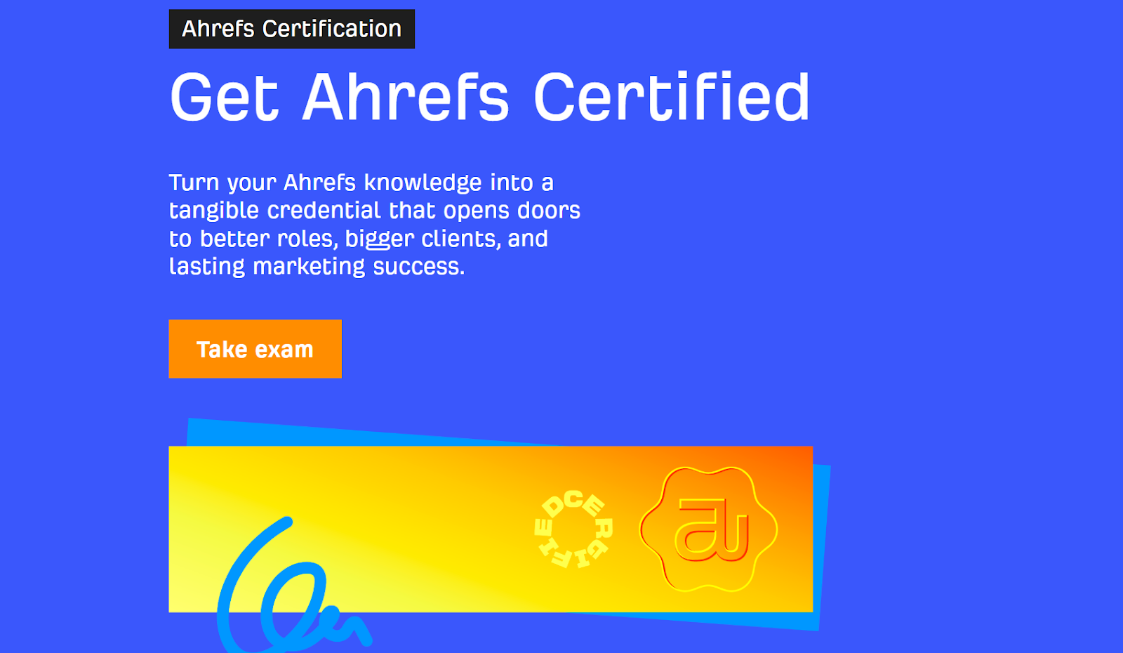 Ahrefs Certification