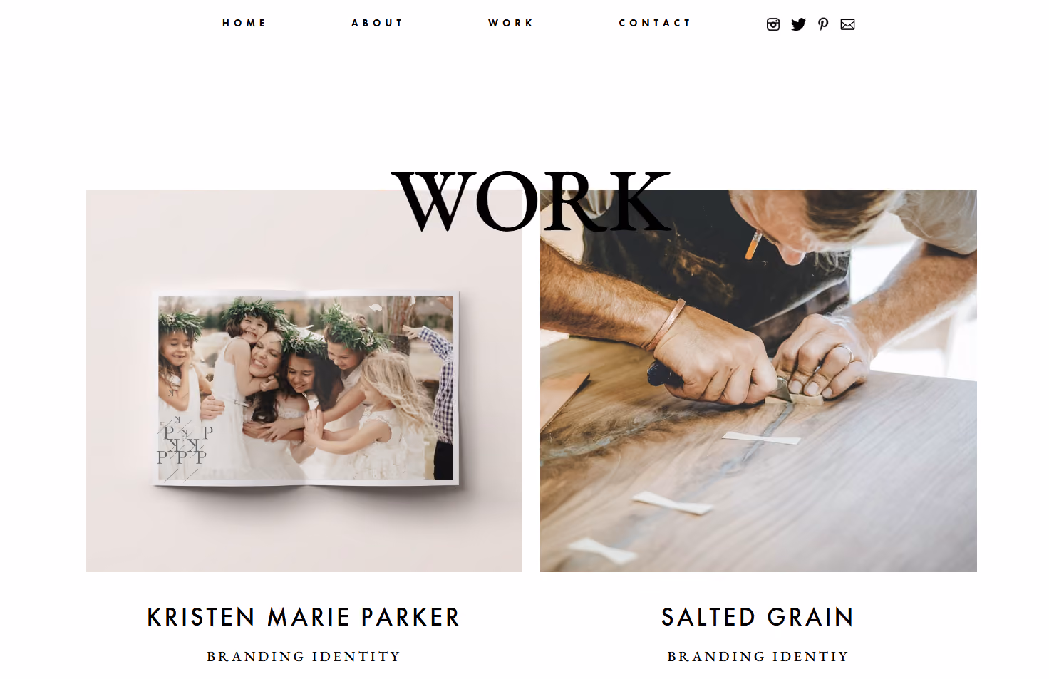 contoh portfolio graphic designer