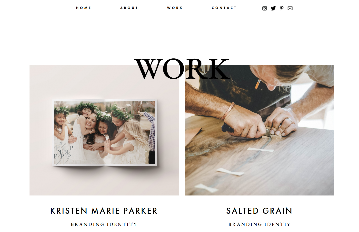 contoh portfolio graphic designer